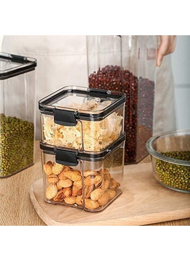 Rylan Rylan Plastic Kitchen Containers Set, Air Tight Container For Kitchen Storage Set, Kitchen Accessories Items, Kitchen Organizer Items And Storage(700 Ml Set Of 6),White  - Image 2