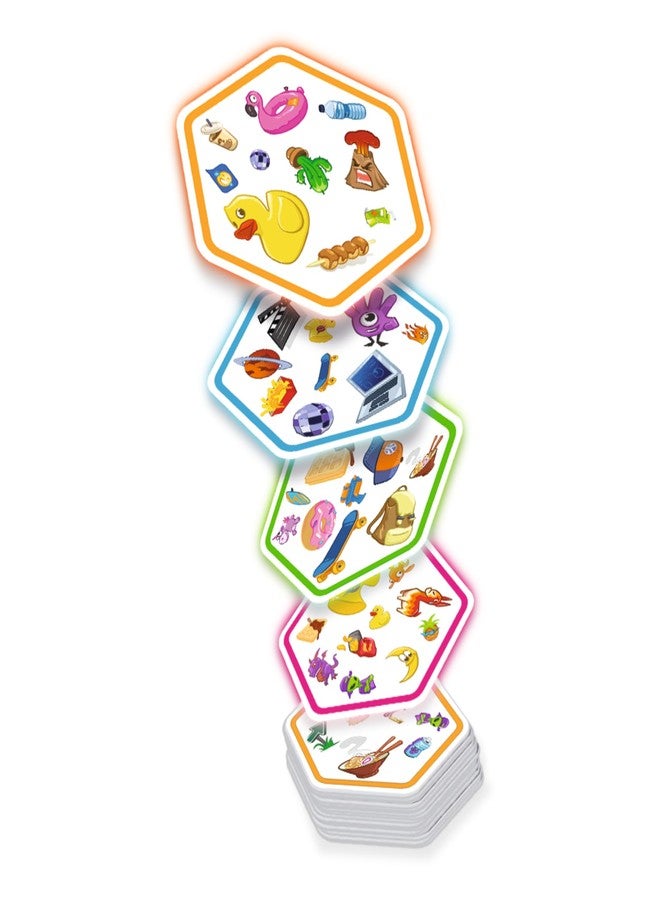 Asmodee Spot It! Connect - Fast-Paced Team Matching Game, Quick Reflexes, Fun for Game Night with Family and Friends, Great for Kids & Adults, Ages 8+, 2-8 Players, 15 Minute Playtime - Image 3