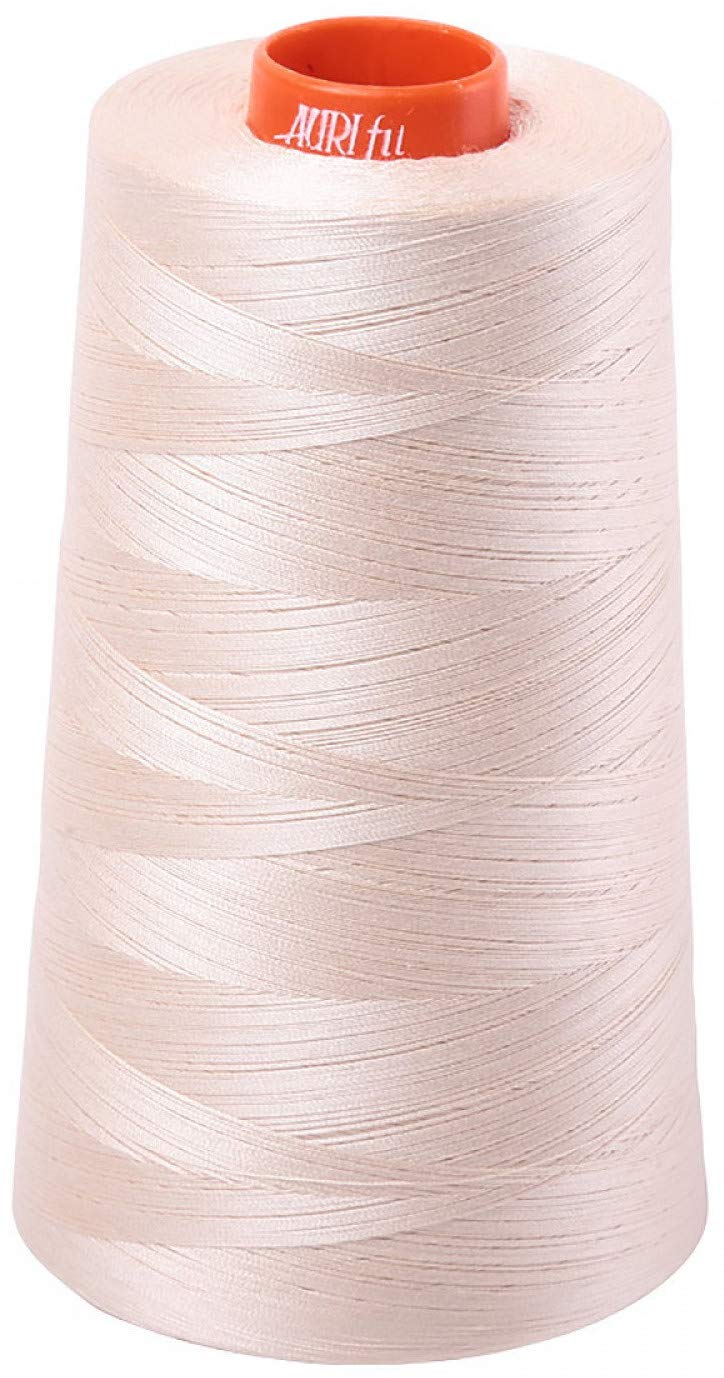 AURIFIL USA Aurifil 50wt Cotton Thread 6,452yd-Light, Light Sand - Image 4