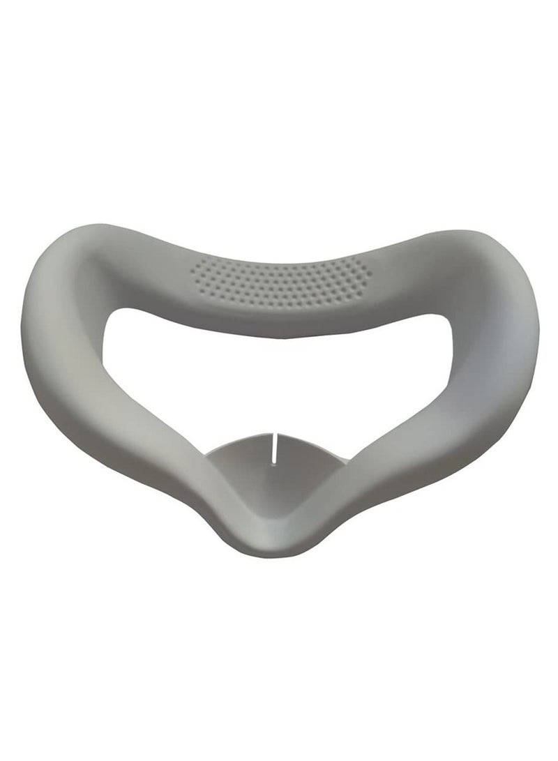 SOLARAE Accessories for Oculus Quest 2, VR Face Silicone Cover + Touch Controller Grip Cover + Protective Lens dust-Proof Cover + Thumb Button Cap (Grey) - Image 3