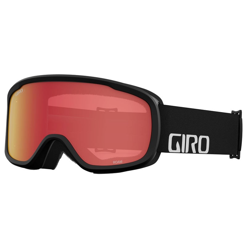 Giro Roam Asian Fit Ski Goggles - Snowboard Goggles for Men, Women & Youth - White Wordmark Strap w/Loden Green/Yellow Lenses - Image 1