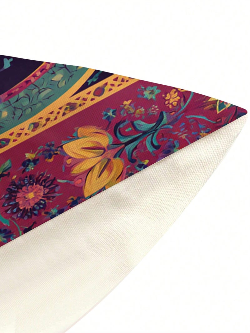 زينة رمضان غطاء وسادة بتصميم فانوس رمضاني قطعة واحدة مقاس 45 × 45 سم - Image 3