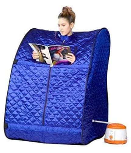 MA PRODUCTS MA PRODUCTS Manav Electric Portable Therapeutic Steam Sauna BathSauna BathSteam Bath For Weight Loss And Beauty SPABlue - Image 2