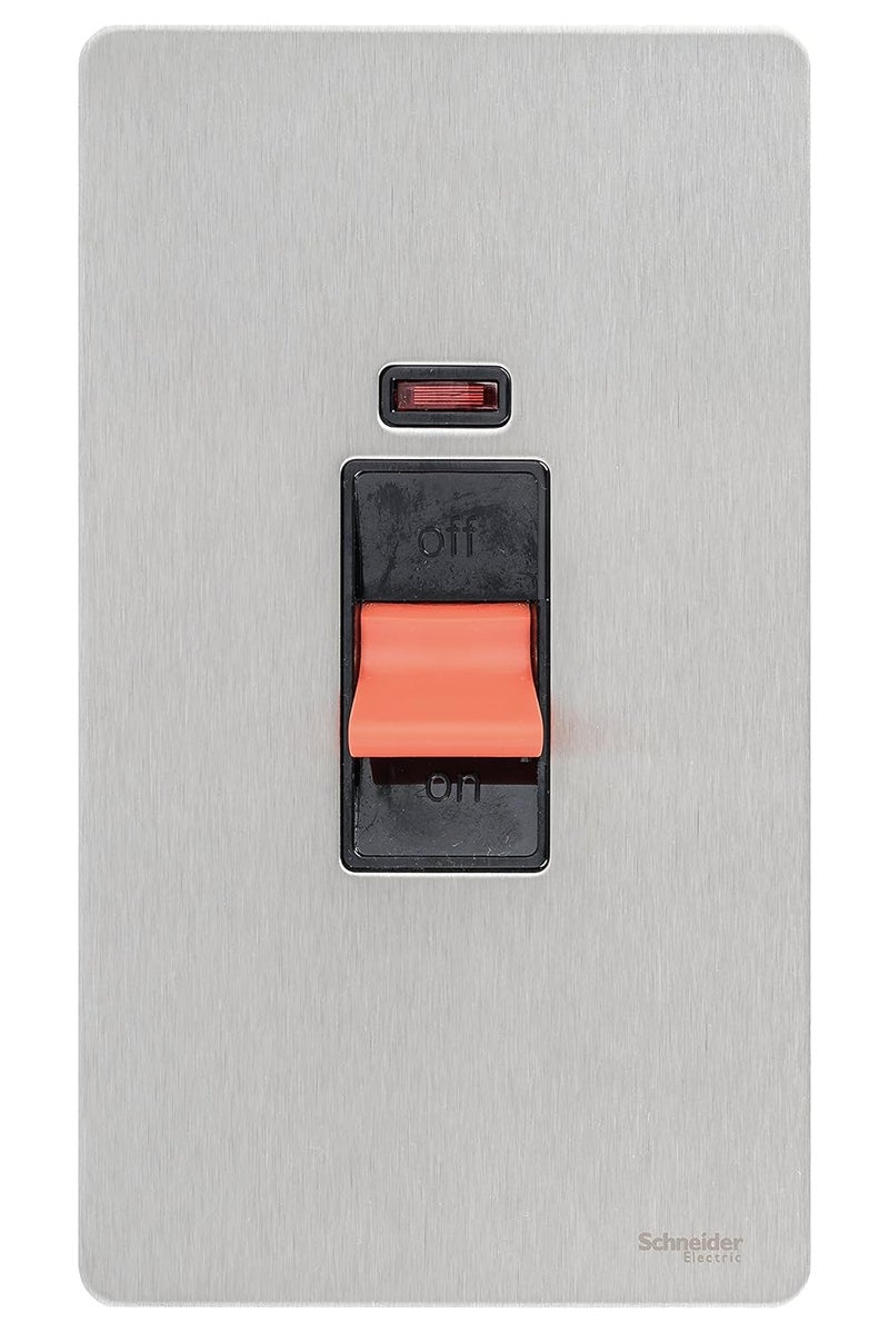 Schneider Electric Double Control Switch with Neon Indicator - Image 1