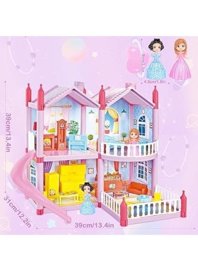 Princess House, Doll House, Dollhouse, Girls Doll House, Princess Doll House, Princess Home, Princess Castle, Doll Castle, Barbie House, Barbie Doll House, Girls Toy House, Kids Play House, Multi-Story Doll House, Multi-Level Princess House, Doll House with Furniture, Princess House with Furniture, Toy House with Furniture, Doll House with Accessories, Doll House Complete Set, Girls Play House, Pink Doll House, Dream Castle for Girls, Princess Home Toy, Luxury Doll House, Large Doll House, Assemble Doll House, Princess House Toy, Doll House Toy, Kids Doll House, Girls Doll House with Furniture, Multi-Room Doll House, Princess House with Balconies, Educational Toy House - Image 2
