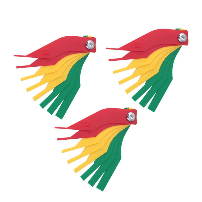 3 قطع أداة قياس سمك وسادات فرامل السيارة، قياس دقيق لتآكل الفرامل، معدات صيانة أساسية - Image 1