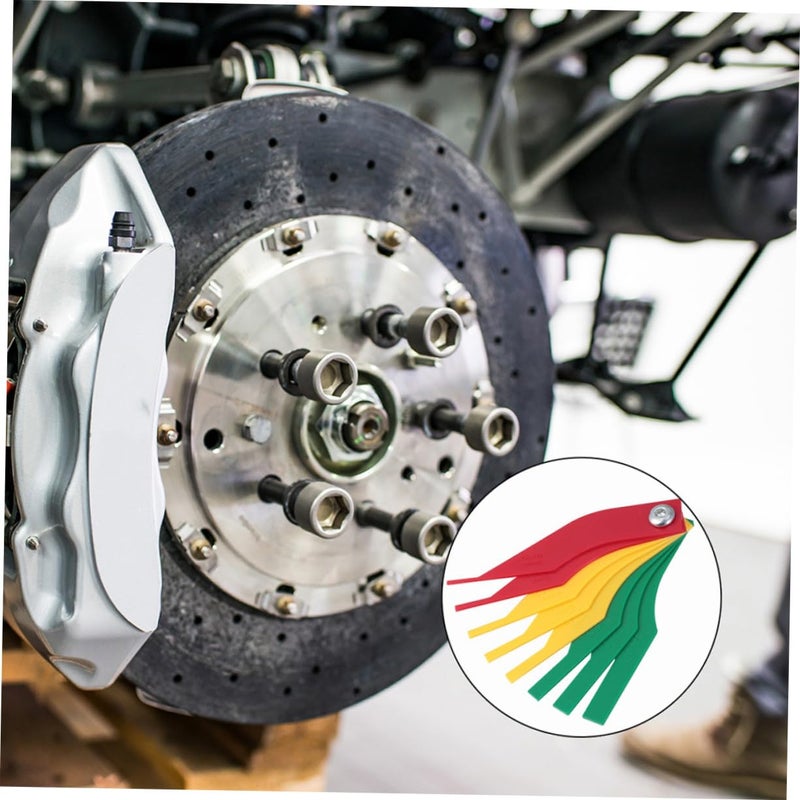 3 قطع أداة قياس سمك وسادات فرامل السيارة، قياس دقيق لتآكل الفرامل، معدات صيانة أساسية - Image 5