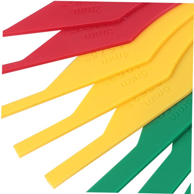 3 قطع أداة قياس سمك وسادات فرامل السيارة، قياس دقيق لتآكل الفرامل، معدات صيانة أساسية - Image 4