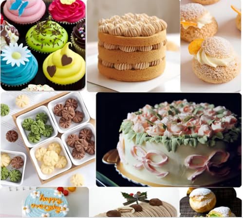 MVM Enterprise Cake Baking and Making Tools Combo for Cake Decoration at Home Kitchen and Bakery Silicone Spatula and Brush Set MultiFunction All Product Reusable Washable1 Pack - Image 2