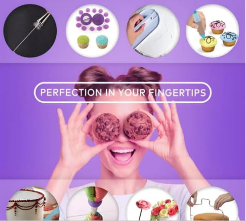 MVM Enterprise Cake Baking and Making Tools Combo for Cake Decoration at Home Kitchen and Bakery Silicone Spatula and Brush Set MultiFunction All Product Reusable Washable1 Pack - Image 5