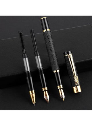 Luxury Fountain Pen Set, Fancy Fountain Pen Set, with 3 Different Nibs, Iridium Extra Fine and Fine and Bent Nib Metal Fountain Pen Calligraphy Pen Gift for Business Journal, Suitable 2.6mm Ink Cartridges - pzsku/Z7CA37F008188E07F4476Z/45/_/1731307365/5baaa0b0-1daa-47e7-a0ad-ab8575e7e251
