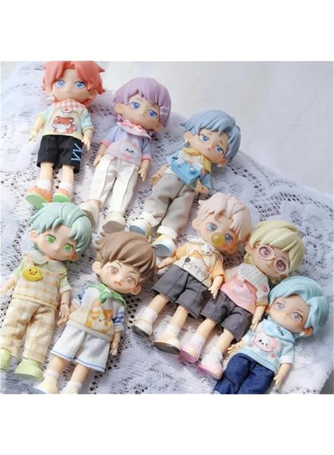 BJD Blind Box, Kawaii 1/12 Peetsoon Garden Party Series Ball Jointed Doll Collectable Action Figure 1 of 9 Posable Dress Up Dolls for Girls Boys  - Image 2