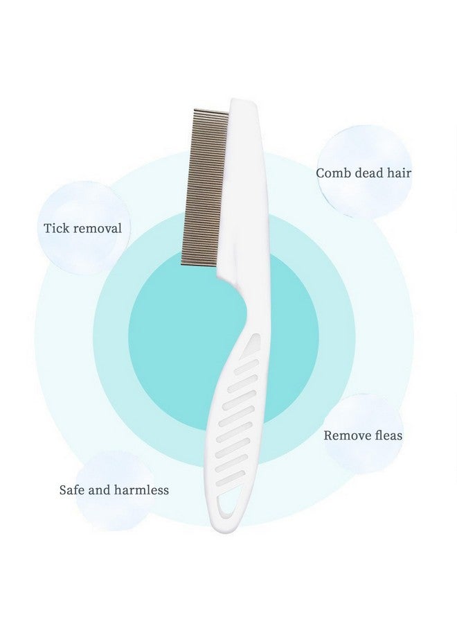 Pet Grooming Comb for Cats & Dogs Removing Tangles and Knots Removes Tangles Knots Stainless Steel Pins Tear Stain Removal - Image 2