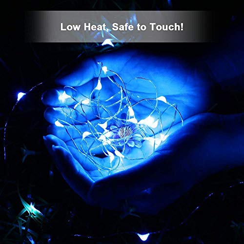 MIRADH Fairy Lights USB Powered String Lights 3M; 30 Led Christmas Lights Fairy String Lights for Decoration (Blue; Pack of 1)(Metal) - Image 3