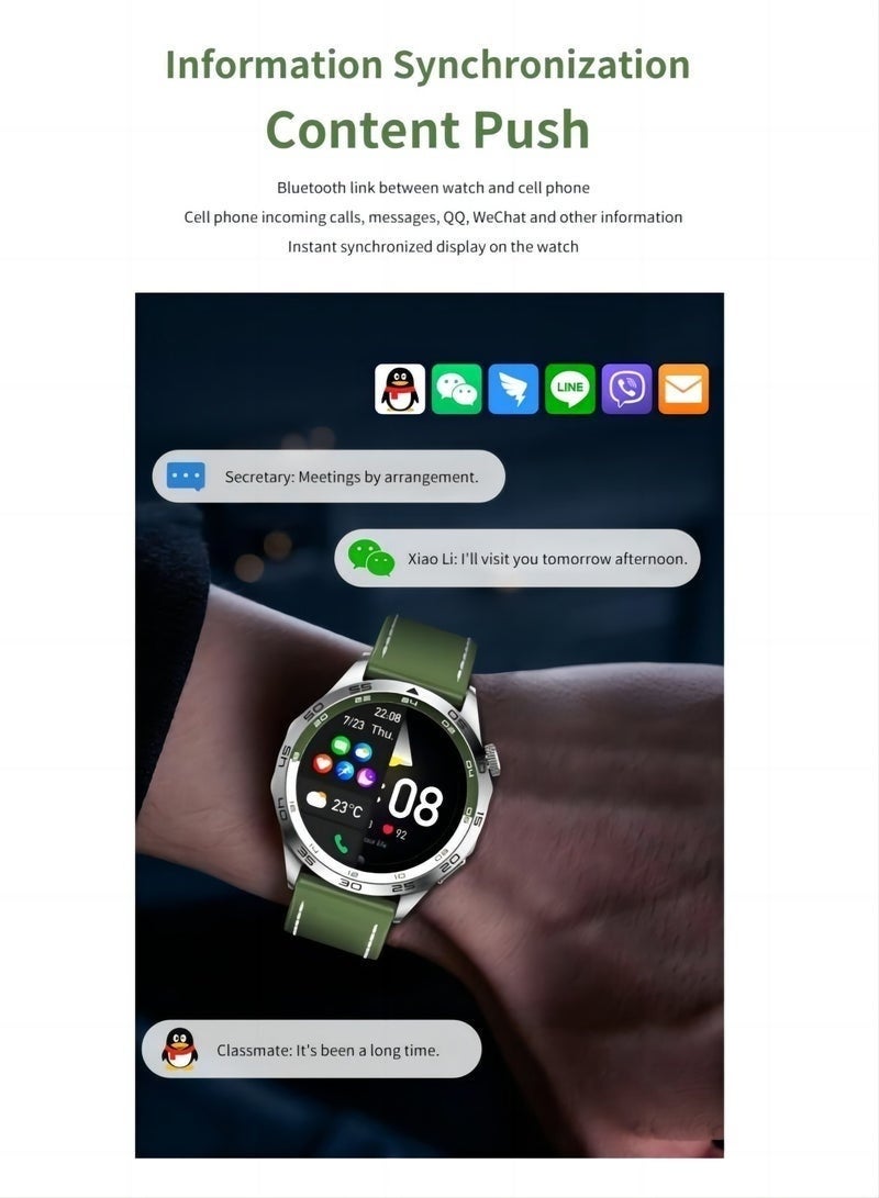 Watch Smartwatch GT4,Bluetooth Calling, Fitness Tracking, Sleep Monitoring, IP68 Waterproof - Compatible with iPhone & Android - Image 5