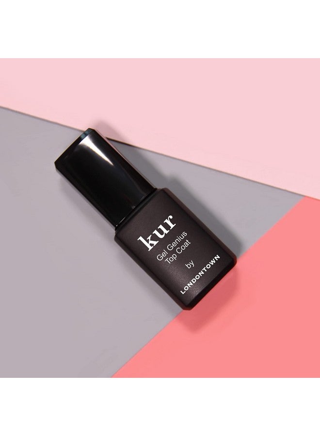 LONDONTOWN Kur Gel Genius Quick Dry Top Coat, Vegan, Cruelty & Paraben Free, Clear, 0.4 Fl Oz, Packaging may vary - Image 3