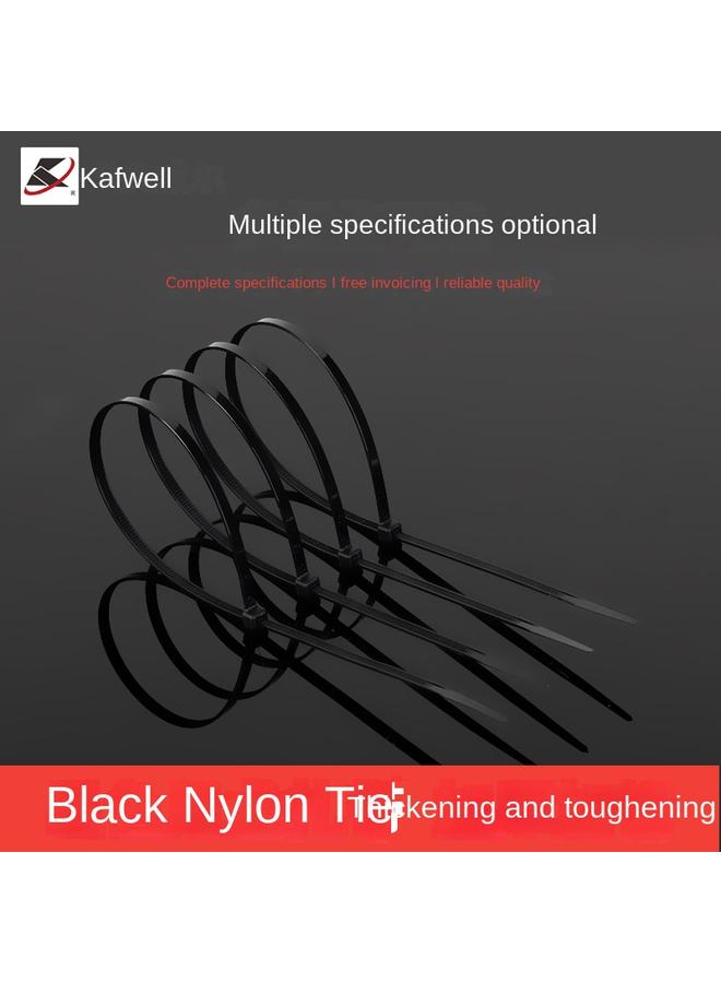 Bluejw Kafweir Tie With Black Self-locking Nylon Tie Line Tie Line Tie Line With High Temperature Resistant Loose White - Image 3