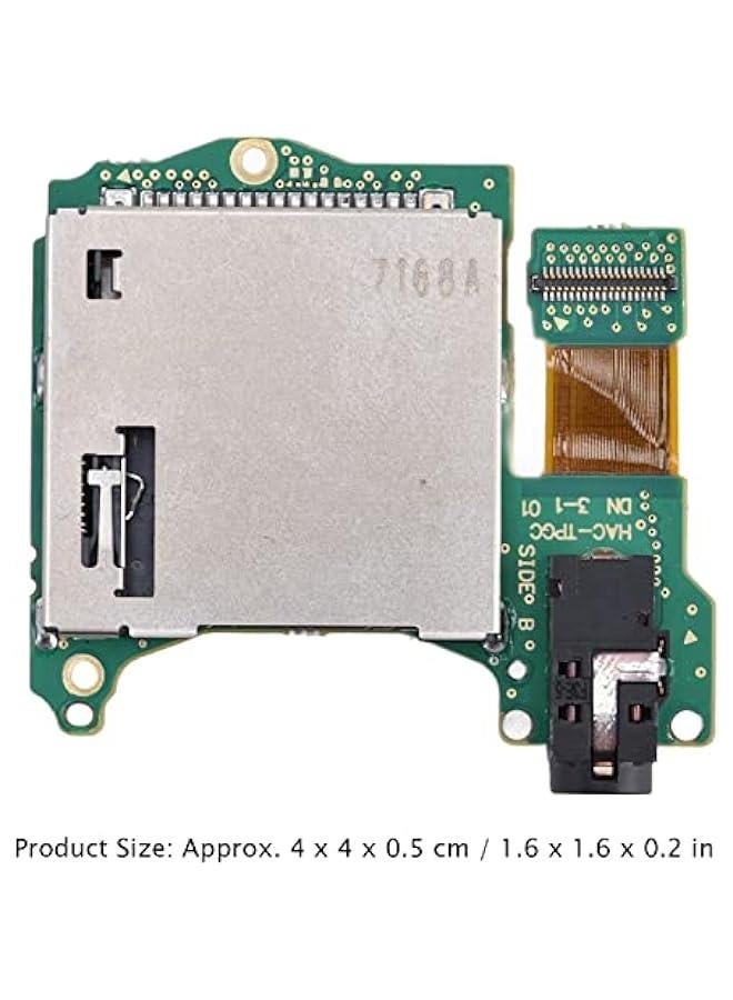 New Game Card Reader, Game Cartridge Card Slot Reader Tray, Game Cartridge Tray with Headphone Jack Port Replacement for Game Cartridge Socket Board  - Image 2