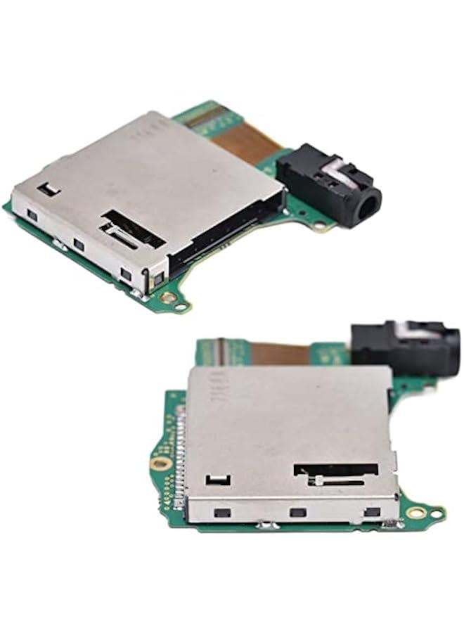 New Game Card Reader, Game Cartridge Card Slot Reader Tray, Game Cartridge Tray with Headphone Jack Port Replacement for Game Cartridge Socket Board  - Image 3