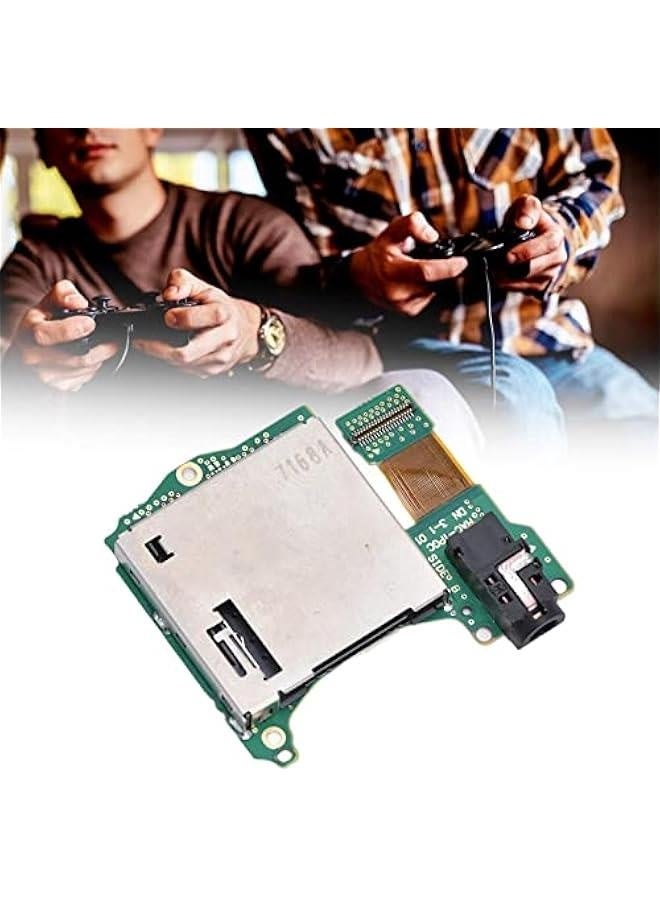 New Game Card Reader, Game Cartridge Card Slot Reader Tray, Game Cartridge Tray with Headphone Jack Port Replacement for Game Cartridge Socket Board  - Image 5