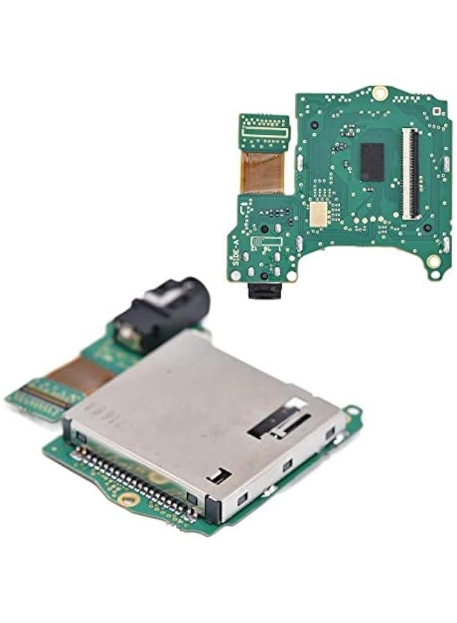 New Game Card Reader, Game Cartridge Card Slot Reader Tray, Game Cartridge Tray with Headphone Jack Port Replacement for Game Cartridge Socket Board  - Image 4