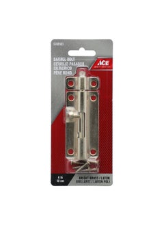ACE Barrel Bolt Bright Brass 4 Inch 5460183 