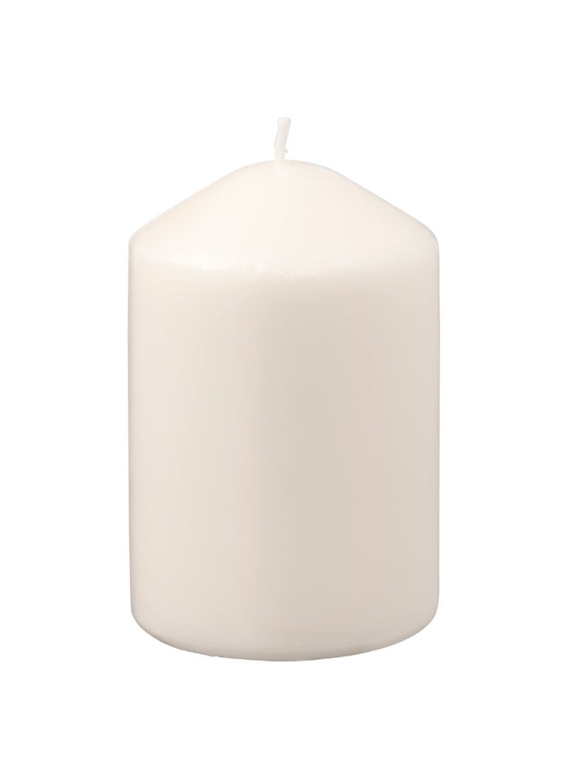 Unscented Block Candle Natural 10 Cm