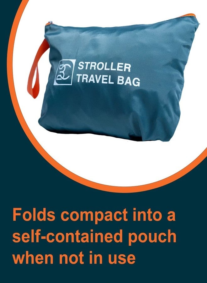 BC Extra Large,Heavy Duty Stroller and Car Seat Gate Check Bag,Compatible with: WONDERFOLD, BOB, DOONA, RADIO FLYER, VEER, JEEP WAGON, ETC., double and Jogging Strollers,Stroller Bag for Airplane - Image 5