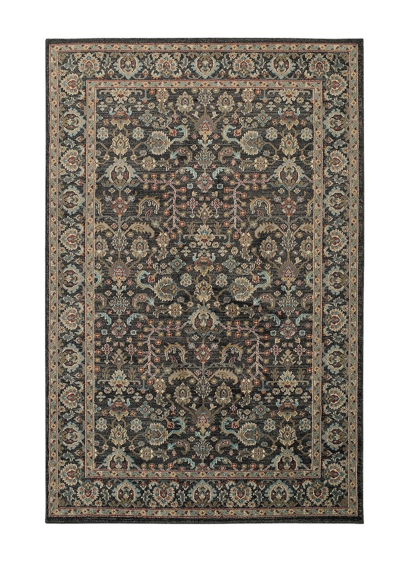 Generic - Skuldelev Rug Low Pile Dark Grey    160x240 cm - Image 1