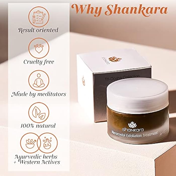 Shankara Exfoliating Face Scrub For Women & Men with Algae-Aloe Gel, Turmeric, Lavender & Papaya - Perfect Face Exfoliator For Purifying Skin, Dead Skin Scars & Rejuvenating Skin (50 ml) - Image 5