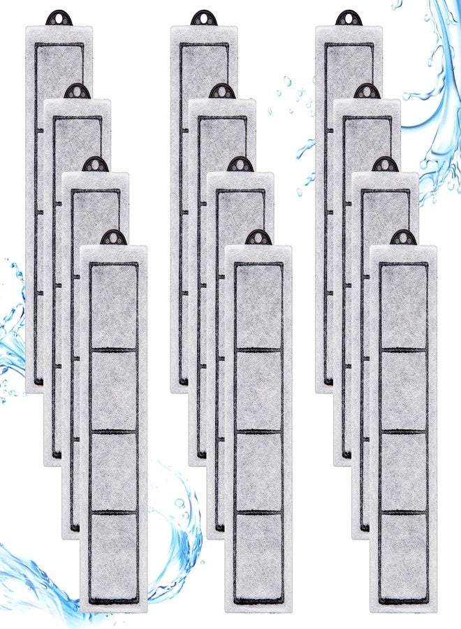 Kittmip 12 Pcs Filter Cartridges Replacement Refill Compatible with RF-S for Desktop Aquariums - Image 1