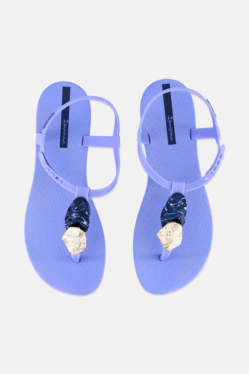 Ipanema Women Snap Fashion Sandals, Blue - Image 3