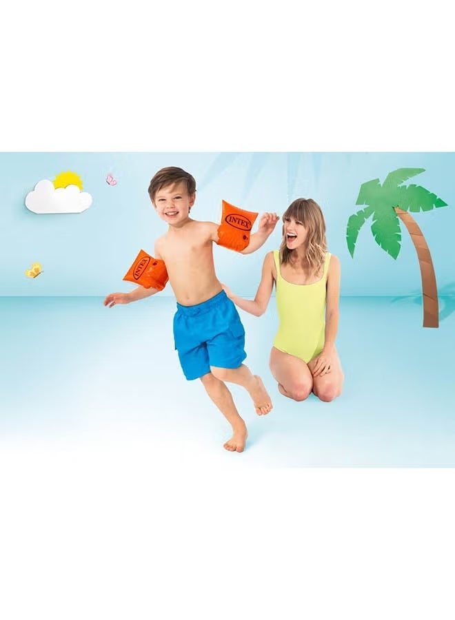 INTEX Pair Of Large Deluxe Arm Band Wet Set 6-12 Years 30 x 15cm - Image 4