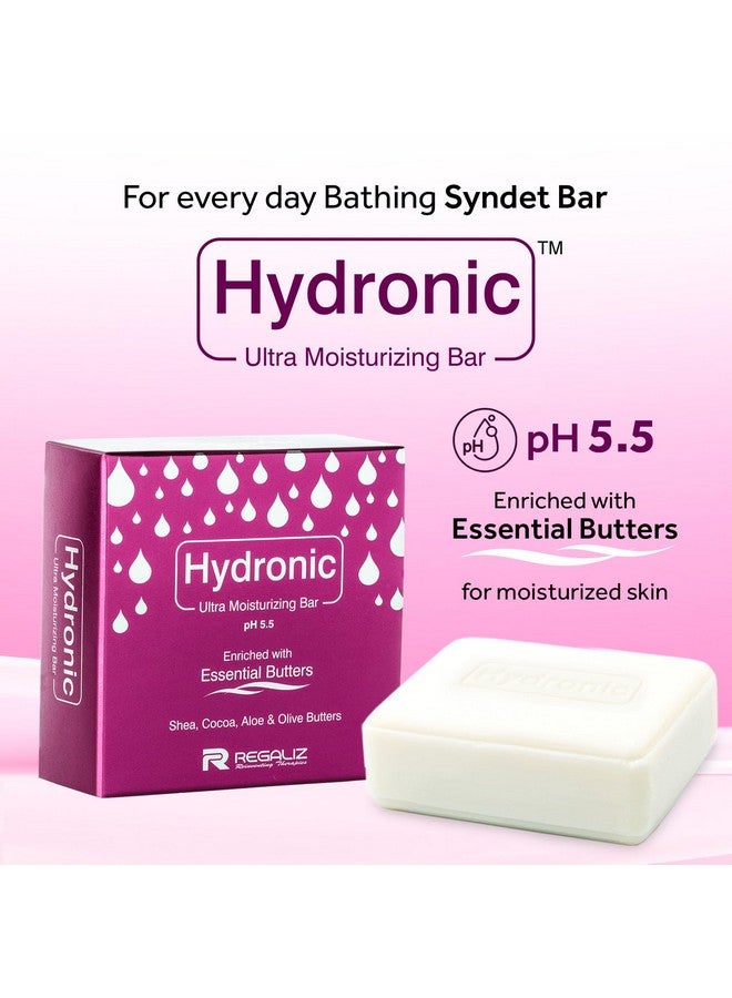 Regaliz Hydronic Soap - Gentle Cleansing Bar For Dry And Sensitive Skin, Hydrating Formula For Daily Use, Suitable For All Skin Types | Pack Of 3 - Image 3