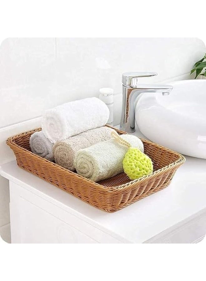 Premium Wicker Food Baskets Set – Ideal for Storing Snacks, Bread, and Fresh Produce - Image 2