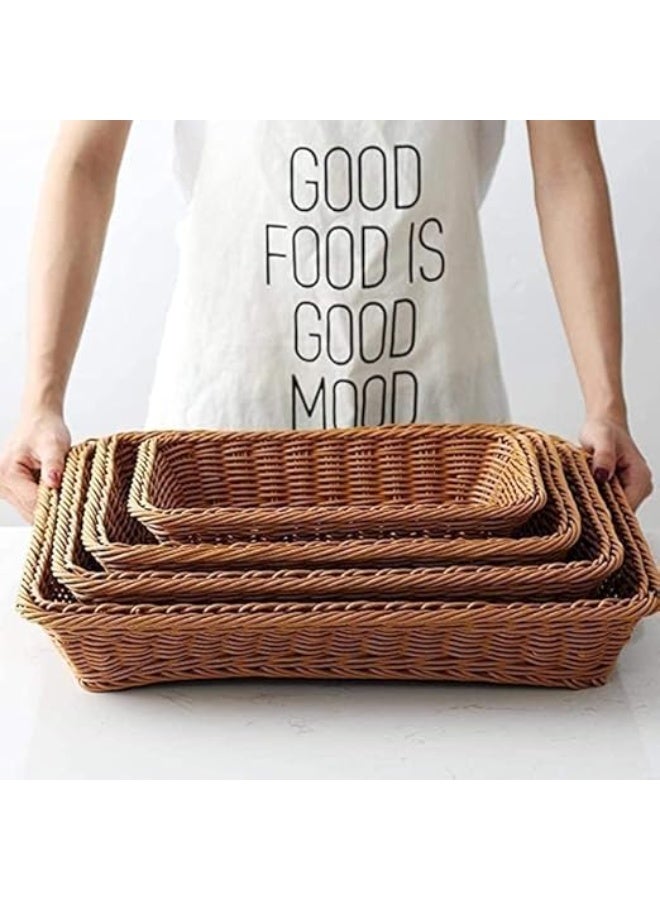 Premium Wicker Food Baskets Set – Ideal for Storing Snacks, Bread, and Fresh Produce - Image 4