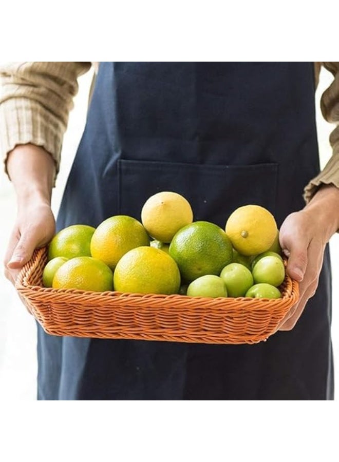 Premium Wicker Food Baskets Set – Ideal for Storing Snacks, Bread, and Fresh Produce - Image 1