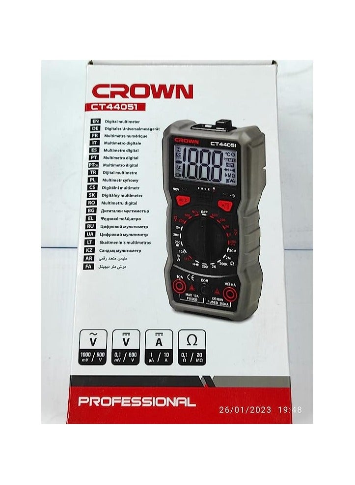 Crown digital multimeter 600 V