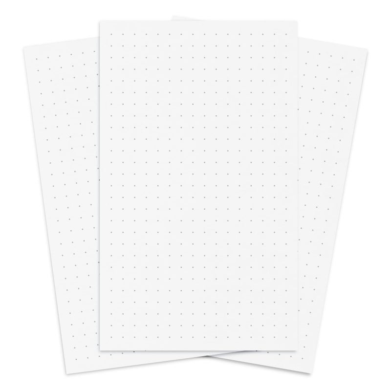 Notsu Dotted Index Cards 3x5 inch (Pack of 50) | Bullet Dot Grid Vertical Index Note Cards, Thick Paper Stock 350 gsm - Image 1