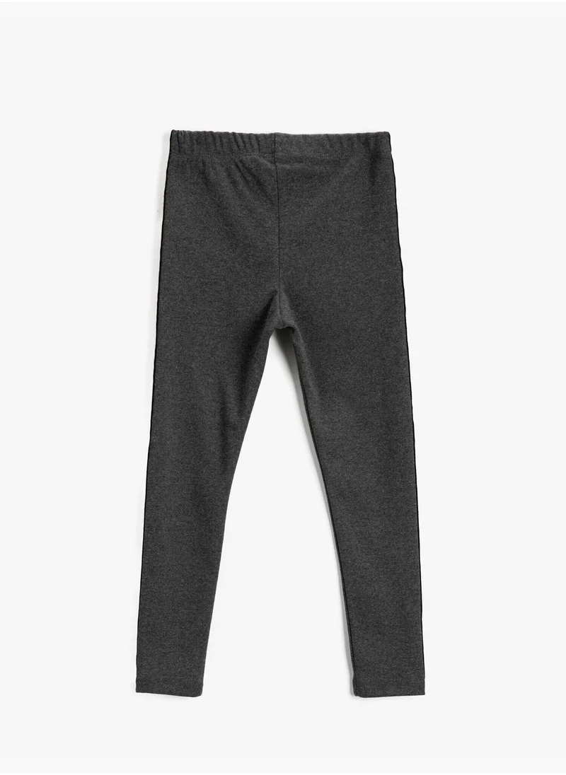 KOTON Striped Sides Leggings