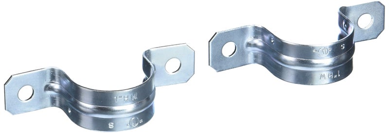 RACO 2234B4 Strap, Rigid/IMC, 1-Inch Trade Size, (2) Hole, Steel, 4-Pack - Image 2