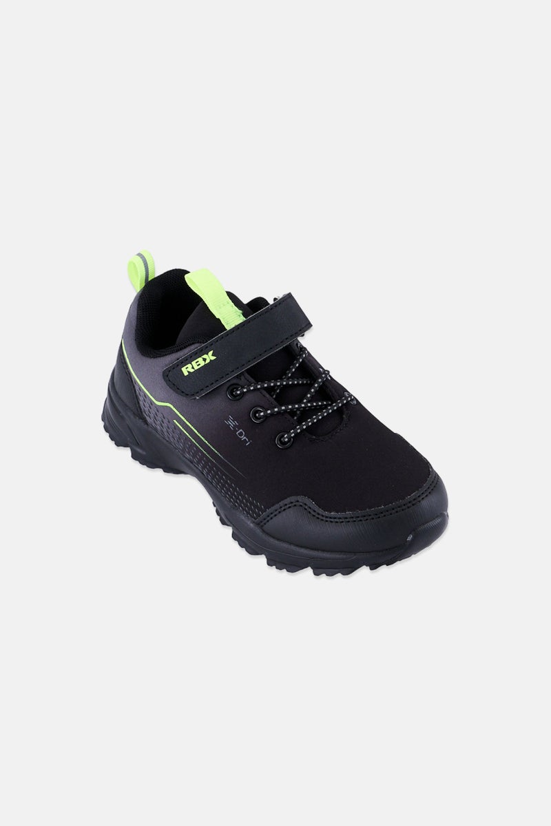 RXB Kids Boy Velcro Closure Running Shoes, Black - Image 1