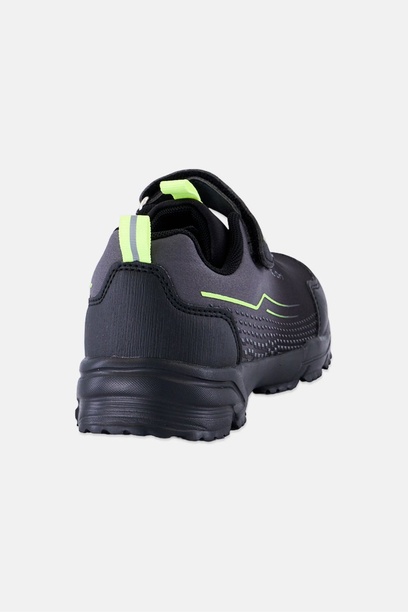RXB Kids Boy Velcro Closure Running Shoes, Black - Image 2