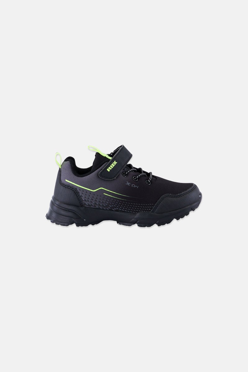 RXB Kids Boy Velcro Closure Running Shoes, Black - Image 4