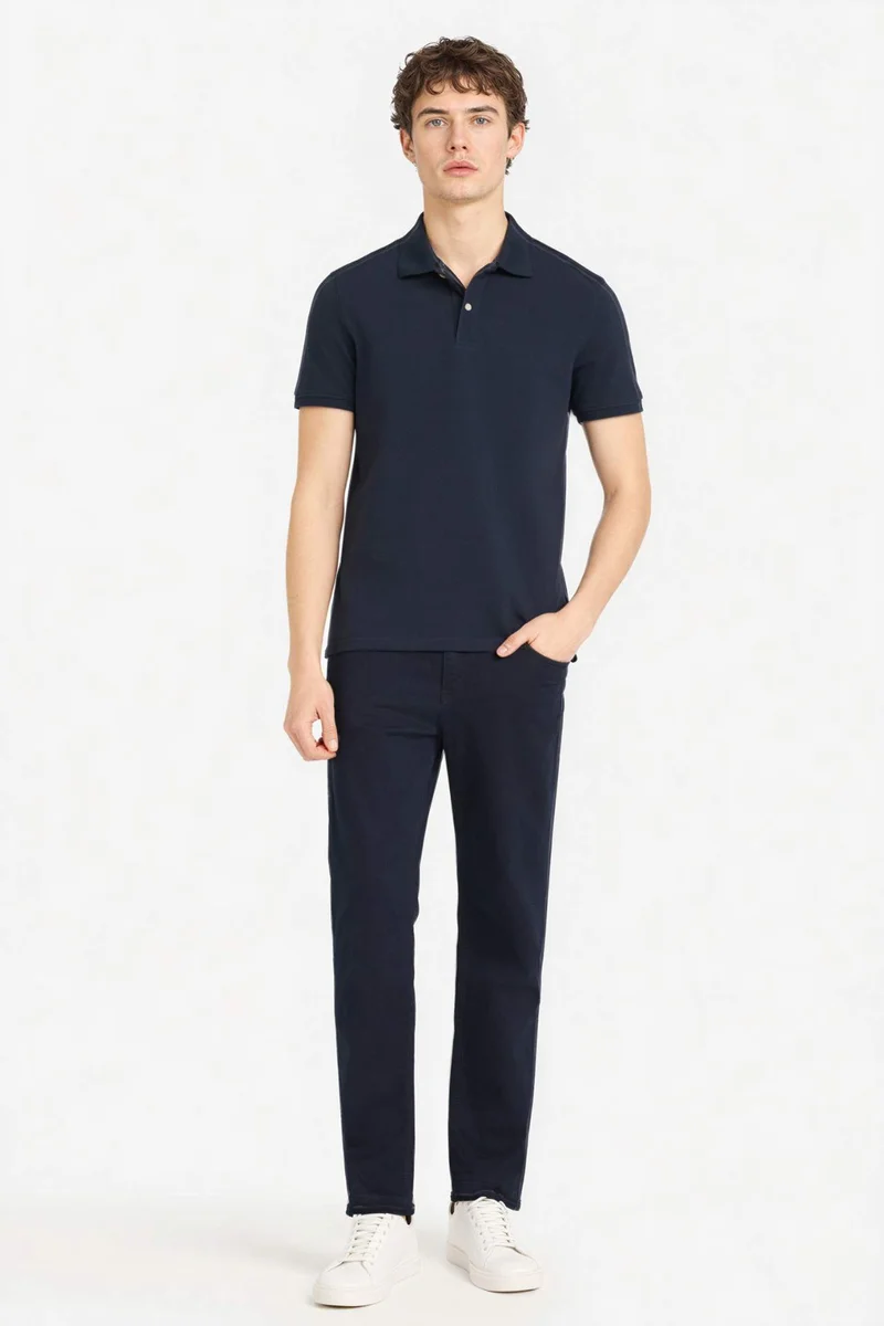 ديفاكتو Cotton Polo T-Shirt