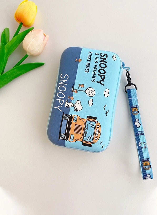 Cute Carrying Case for NS Switch Protective Case Cover Storage Bag for Switch OLED Travel Portable Pouch Snoopy - Image 5