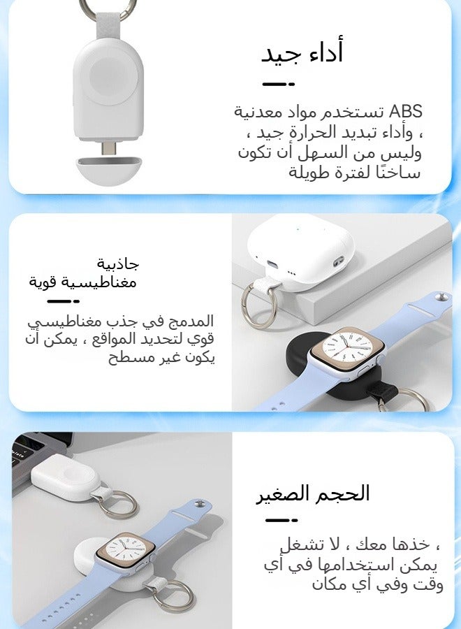 joyzzz Apple Watch Wireless Charger Charger Wireless Magnetic Fast Charging Cable Portable Charging Compatible with Applicable to iwatch1-9/SE/Ultra1-2 AirPods Pro2 Portable  - Image 4