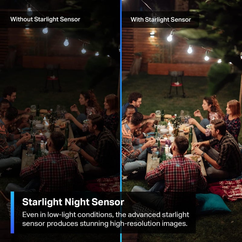 tapo كاميرا أمان خارجية سلكية Tapo TP-Link 2K QHD، مستشعر ستارلايت لرؤية ليلية ملونة، كشف AI مجاني، صفارة إنذار مدمجة، تخزين سحابي/بطاقة SD، تعمل مع أليكسا وGoogle Home C320WS - Image 3