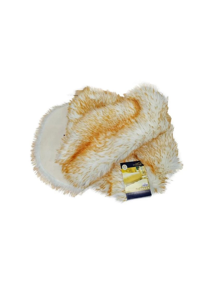 Agc 2 Piece Sheepskin Fur Car Seat Covers Universal Size Long Wool Car Seat Cushion for Adult Man and Women - Image 4