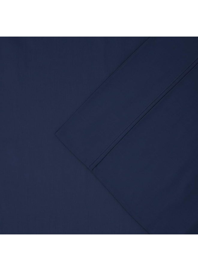 Modern Threads Modern Threads 400 Thread Count 100% Egyptian Cotton 4-Piece Sheet Set, Ultra Soft, Breathable, Durable, Luxurious Bedding, Navy Full  - Image 3